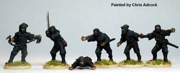 Samurai (1550-1615) Ninja, Various Weapons - Available to Order