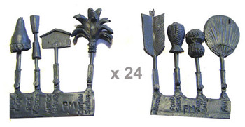 Samurai (1550-1615) 24 Three-Dimensional Sashimono - Available to Order