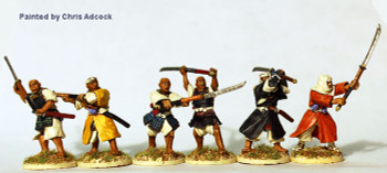 Samurai (1550-1615) Armed Monks Attacking w/ Naginata - Available to Order