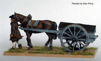 AWI 2 Wheeled Powder Cart, Horse & Driver - Available to Order