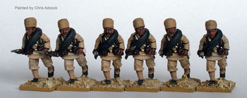 Sudan British Bengal / Bombay Infantry Running At Trail, Covered Turbans - Available to Order