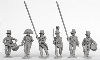 Napoleonic Ottoman Army 1790-1815 Infantry Command Advancing, Catalonian Legion - Available to Order