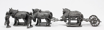 Napoleonic Ottoman Army 1790-1815 6 Mule Limber, No Gun - Available to Order