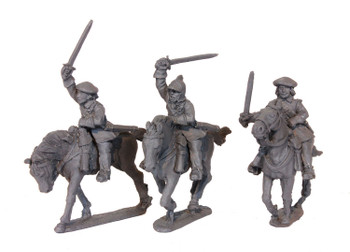 ECW Scots Cavalry, Attacking w/ Swords - Available to Order
