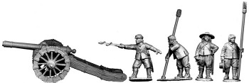 English Civil War Demi-Culverin Plus Crew Firing - Available to Order
