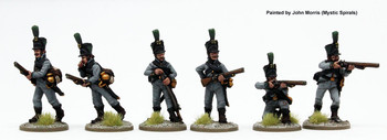 Napoleonic Swedish Savolax Jaegers Skirmishing - Available to Order