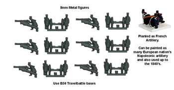 Travel Battle Artillery in Greatcoats - Available to Order