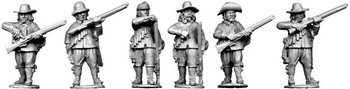 English Civil War Musketeers Loading - Available to Order