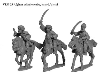 Victoria's Little Wars Afghan Tribal Cavalry, Sword / Pistol - Available to Order
