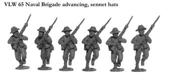 Victoria's Little Wars Naval Brigade Advancing, Sennet Hats - Available to Order