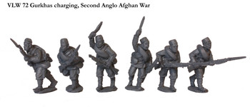 Victoria's Little Wars Gurkhas Charging, Second Anglo Afghan War - Available to Order