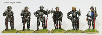 War of the Roses Men at Arms / Knights Standing w/ Polearms - Available to Order