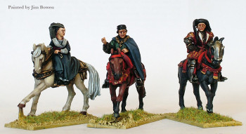 War of the Roses Lancastrian Mounted High Command 1 - Available to Order