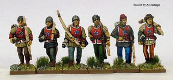 War of the Roses Liveried Archers Marching - Available to Order