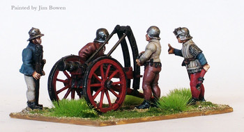 War of the Roses Breach Loading Field Piece, Double Arc, Plus 4 Crew Loading - Available to Order