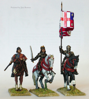 War of the Roses Yorkist Mounted High Command 2 - Available to Order