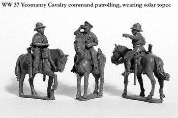WWII British Yeomanry Cavalry Command Patrolling - Available to Order