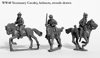 WWII British Yeomanry Cavalry Charging - Available to Order