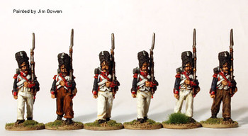 Napoleonic French Grenadiers in pre-1812 Campaign Dress, Bearskins, March Attack - Available to Order
