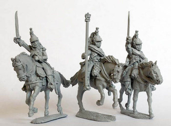 Napoleonic French Dragoons Command Charging, Rolled Manteau-Capote, 1805-13 - Available to Order