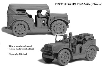 WWII Italian FIAT TL37 Artillery Tractor - Available to Order