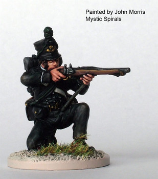 40mm Peninsular British Rifleman Kneeling, Firing - Available to Order