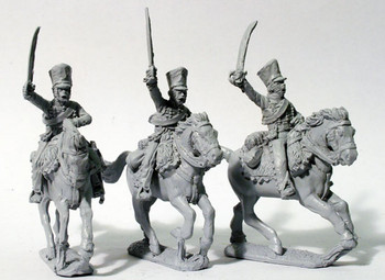 Napoleonic Prussian Hussars Charging - Available to Order