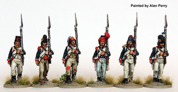 Revolutionary French Infantry, March Attack, Various Headgear - Available to Order