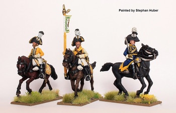 Napoleonic 1806-09 Saxon Army Cuirassier Command, Galloping 1809 - Available to Order