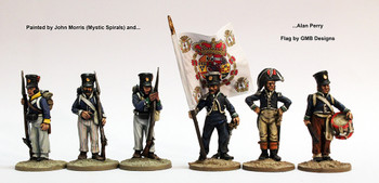 Napoleonic Ottoman Army 1790-1815 Infantry Command, Shakos & Belly Pouches, Standing at Ease - Available to Order