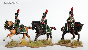 Napoleonic Ottoman Army 1790-1815 Mounted Cazadores, Galloping, Swords Shouldered (Shakos) - Available to Order