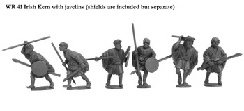 War of the Roses Irish Kern w/ Javelins - Available to Order