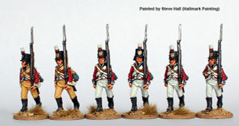 Napoleonic British Infantry, Centre Companies, Marching 1801-07 - Available to Order