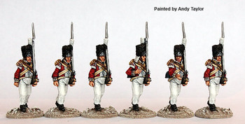 Napoleonic British Grenadiers of the 61st Regt. Marching - Available to Order