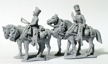 Napoleonic Prussian 4 Horse Train Team - Available to Order