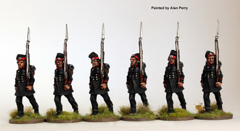 Napoleonic Prussian Lutzow's Legion Musketeer, Marching - Available to Order