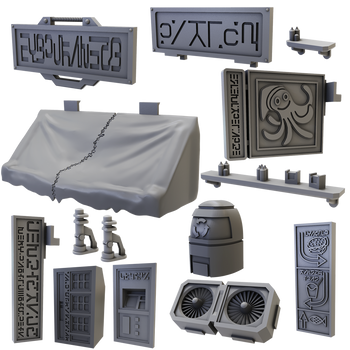 Terrain Crate Battlezones Street Accessories