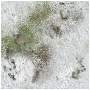 Battle Systems Terrain Winter Snowscape Game Mat 2x2 - Neoprene Playmat for Warhammer, D&D, Frostgrave and More!