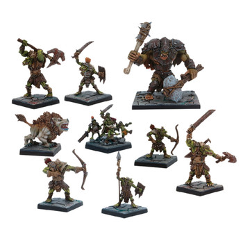 Dungeon Adventures: Green Rage Miniatures Set