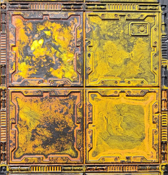 Dirty Down Paints Yellow Rust (25ml) - Water-based Paint for a Highly Realistic Yellow Rust Effect - Magic in a Bottle