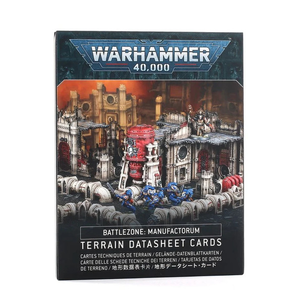 Warhammer 40k Battlezone Manufactorum Datasheet Cards