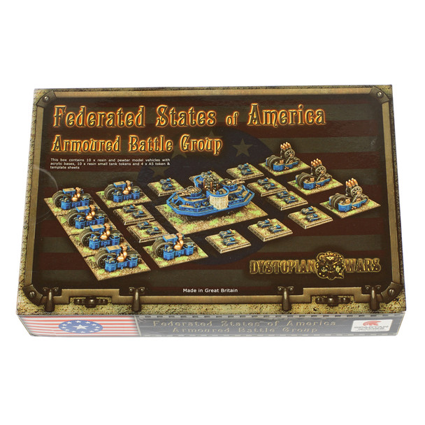 Dystopian Wars Federated States of America Armoured Battle Group