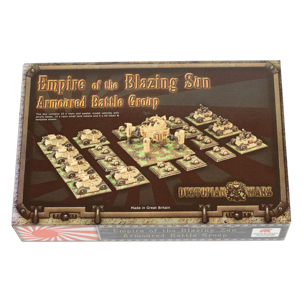 Dystopian Wars Empire of the Blazing Sun Armoured Battle Group