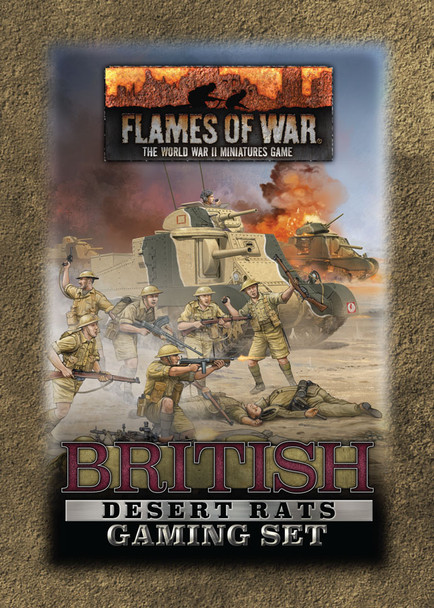 Flames of War British Desert Rats Gaming Set