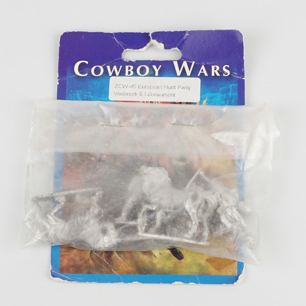 Old Glory 25mm Cowboy Wars European Hunting Party #1 Von Brock & Lebeaumont