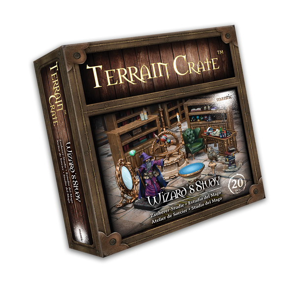 Terrain Crate Wizard's Study - 25-32mm Dungeon Scenery Hard Plastic Perfect for D&D DND RPGs