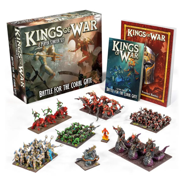 Kings of War 2-Player Starter Set: Battle for the Coral Gate