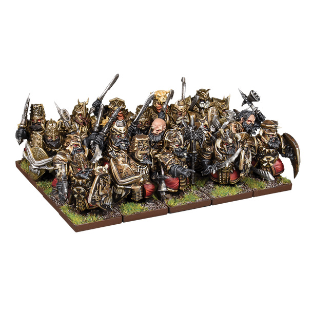 Kings of War Abyssal Dwarf Blacksouls Regiment