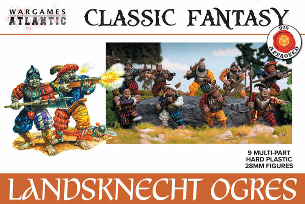 Wargames Atlantic Classic Fantasy: Landsknecht Ogres