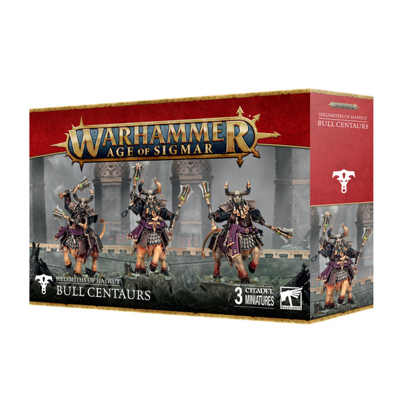 Warhammer: Age of Sigmar Helsmiths of Hashut Bull Centaurs Warhammer: Age of Sigmar Helsmiths of Hashut Bull Centaurs